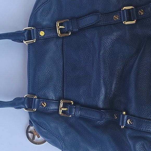 Michael Kors navy blue satchel - Picture 3 of 6